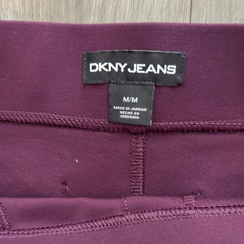 DKNY Deep Purple Ankle Pants Size M - Picture 9 of 13